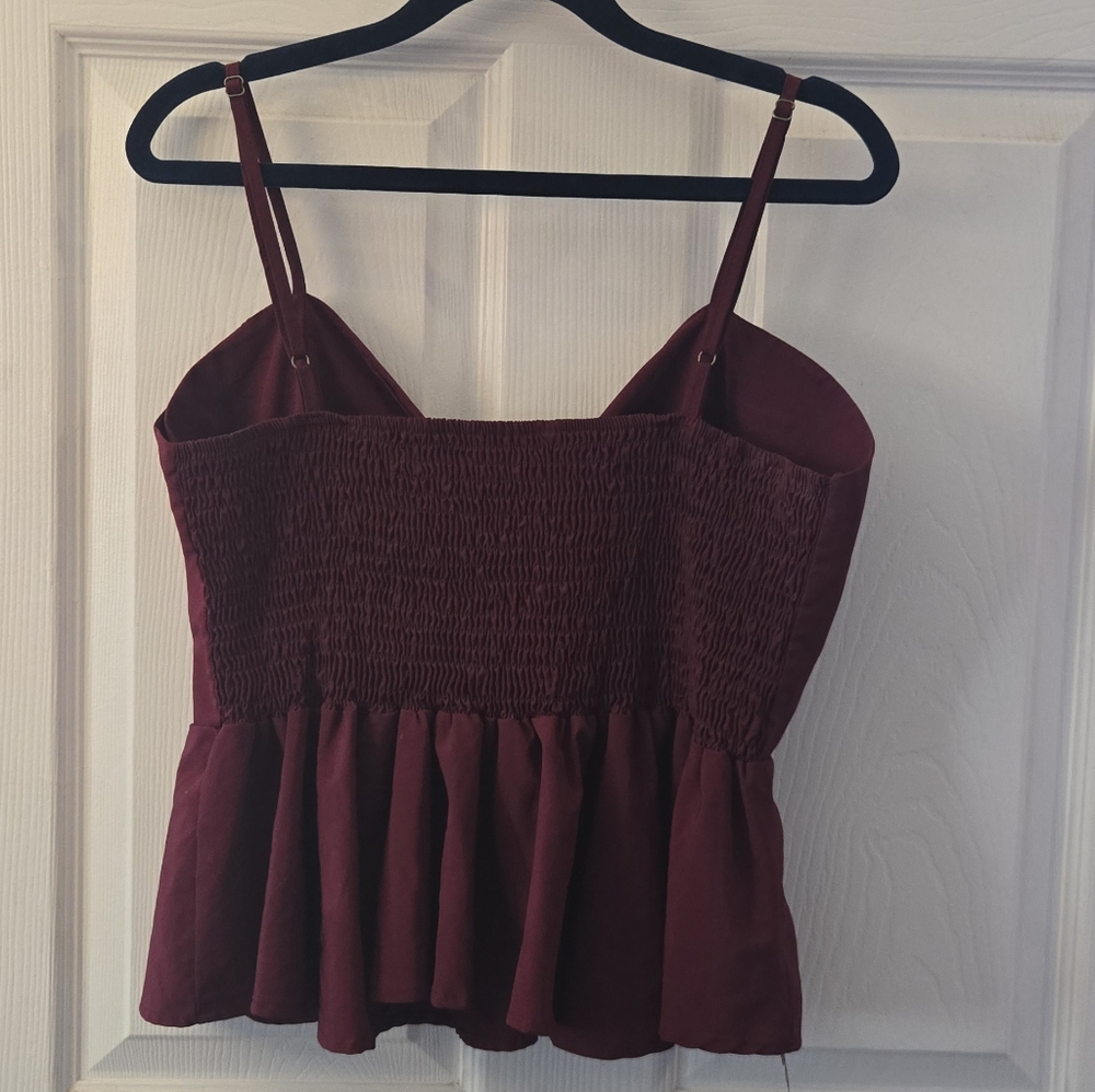 Women's Cropped Spaghetti Strap Top - Picture 6 of 9